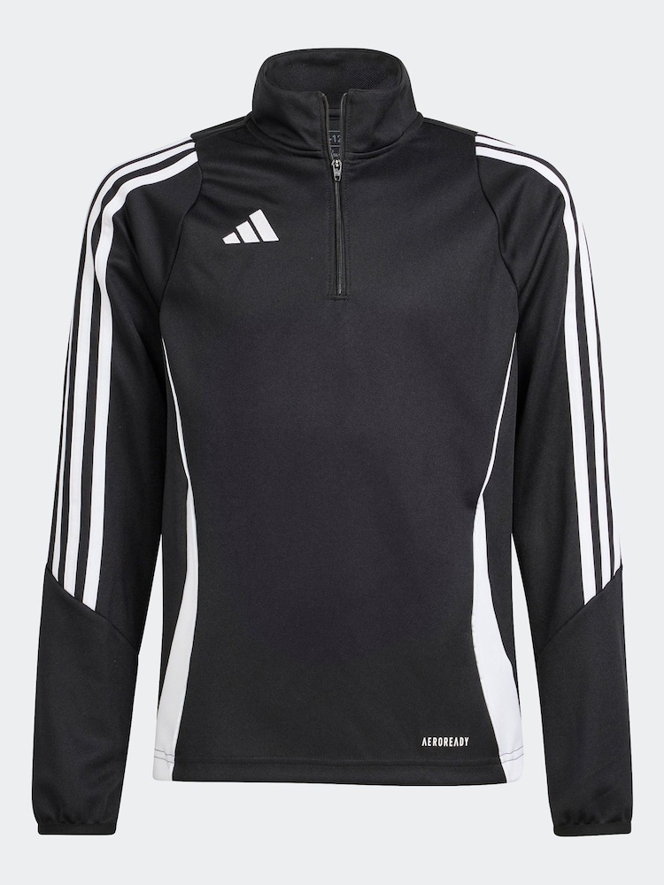 adidas Black/White Navy Blue TIRO24 TRTOPY Sweatshirt - Image 2 of 6