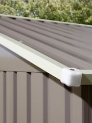 Rowlinson Garden Products Light Grey Metal Shed - Image 3 of 4