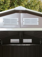 Rowlinson Garden Products Grey Metal Shed - Image 2 of 4