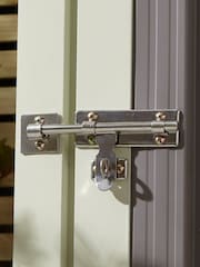 Rowlinson Light Grey Garden Trentvale Metal Pent Shed - Image 3 of 4