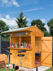 Rowlinson Natural Garden Bar / Shed 8 x 6ft - Image 1 of 4