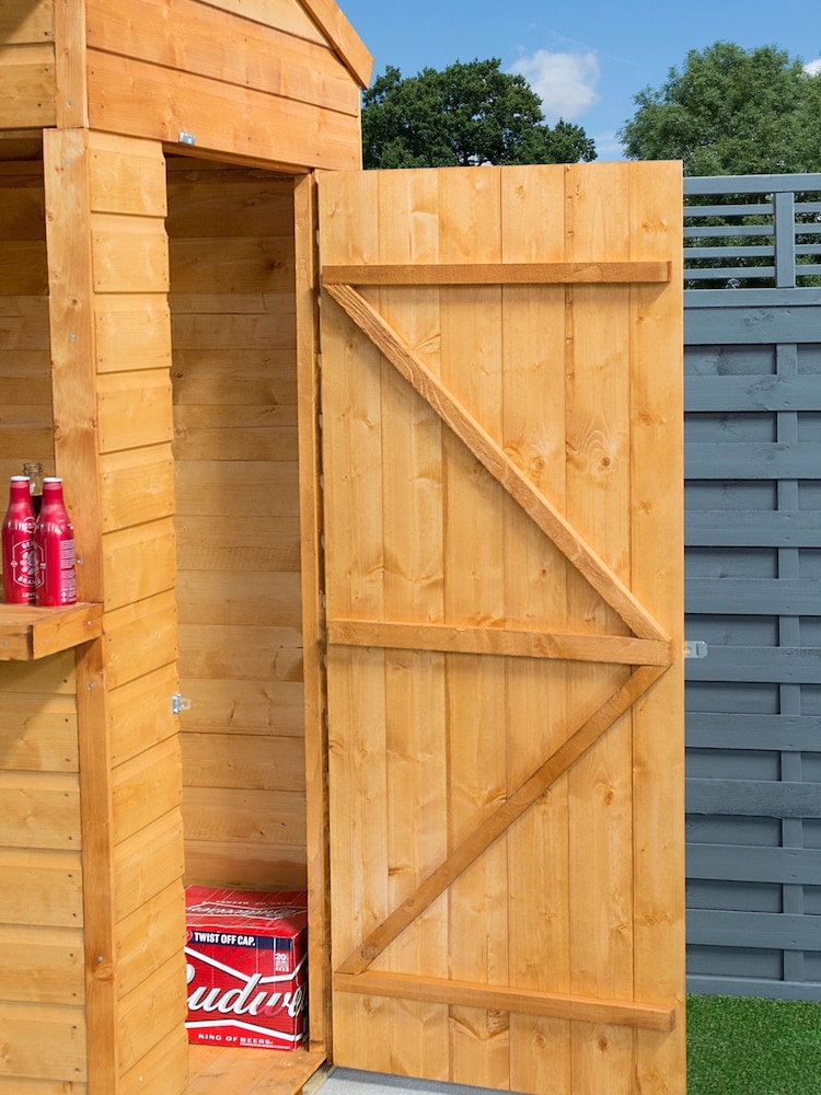 Rowlinson Natural Garden Bar / Shed 8 x 6ft - Image 2 of 4