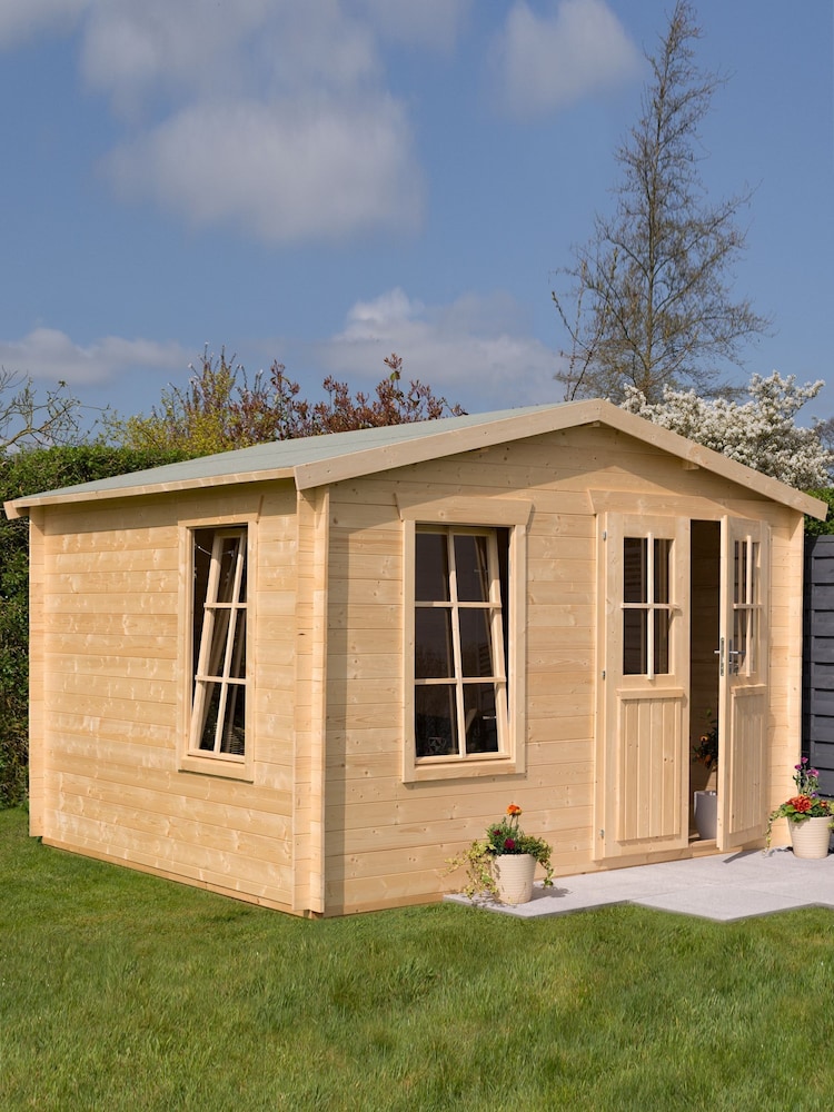Rowlinson Natural Garden Summerhouse Retreat 8 x 11ft - Image 1 of 4