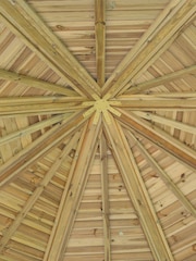 Rowlinson Natural Buckingham Garden Gazebo 9 x 11ft - Image 3 of 3