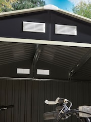 Rowlinson Garden Products Grey Metal Shed - Image 2 of 4