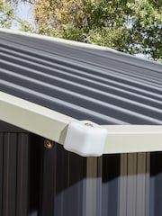 Rowlinson Garden Products Grey Metal Shed - Image 3 of 4