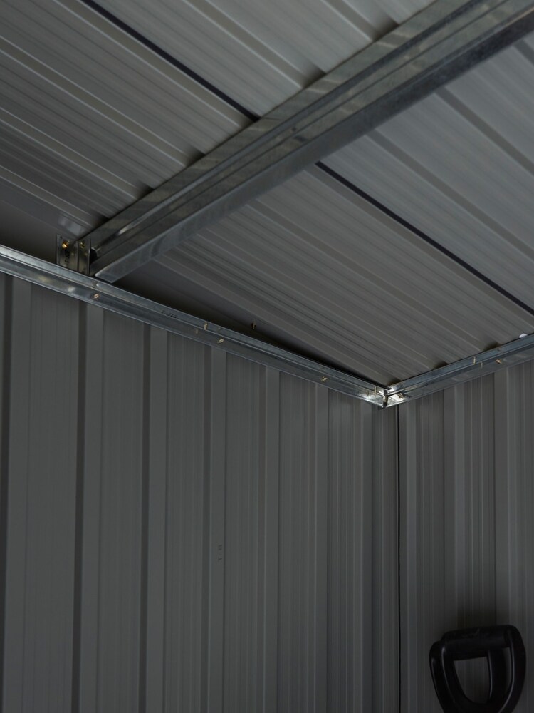 Rowlinson Grey Garden Trentvale Metal Pent Shed - Image 4 of 4