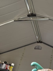 Rowlinson Garden Products Light Grey Airevale Shed 8x6 - Image 2 of 4