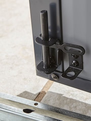 Rowlinson Garden Products Light Grey Airevale Shed 8x6 - Image 3 of 4