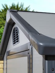 Rowlinson Garden Products Light Grey Airevale Shed 4x6 - Image 2 of 4