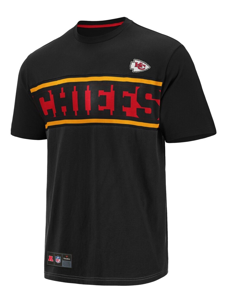 Fanatics 100% Cotton NFL Kansas City Chiefs Franchise Black T-Shirt - Image 1 of 3