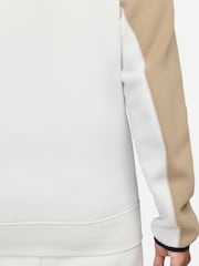 Nike Khaki/White Tech Fleece Zip-Up Hoodie - Image 5 of 5