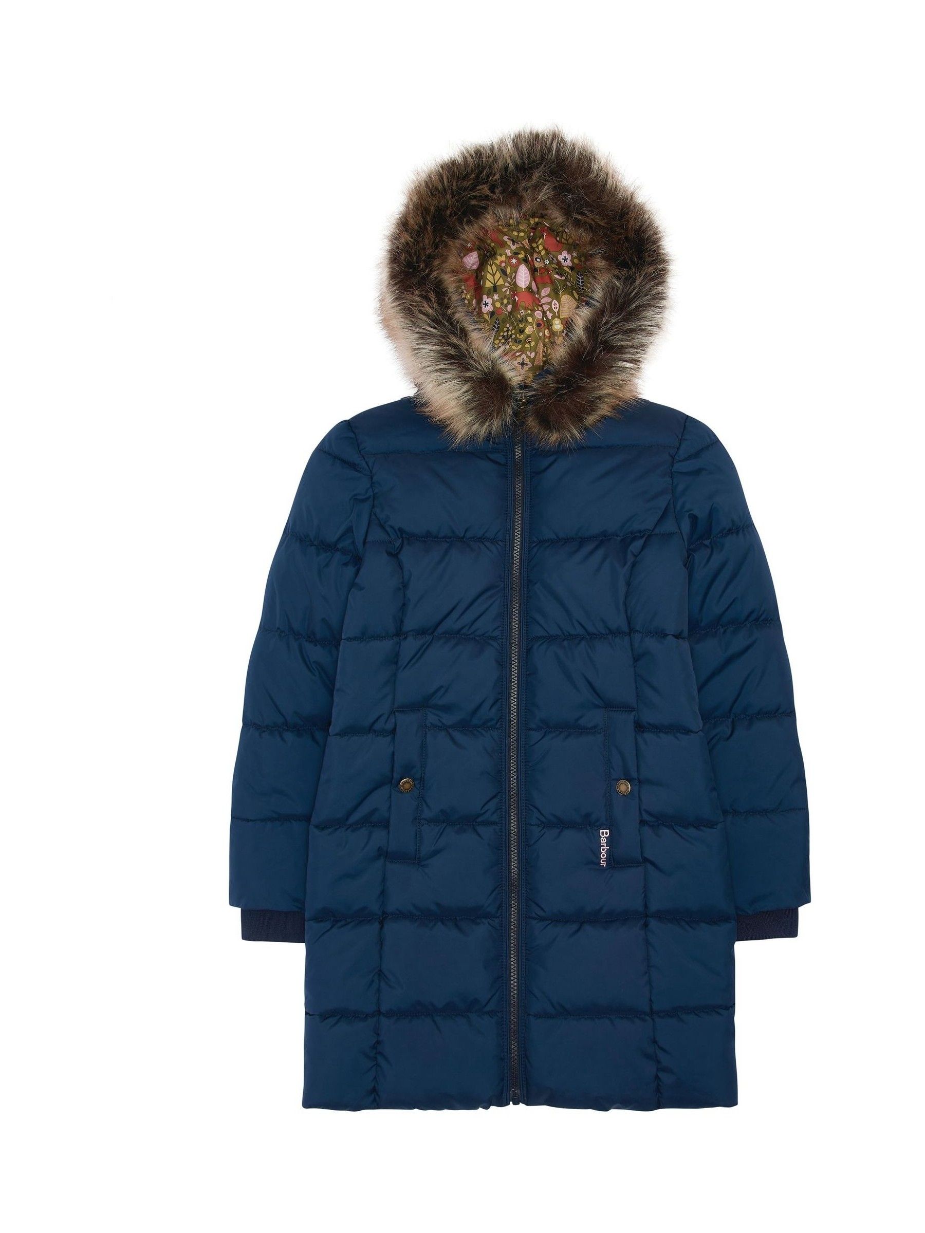 Barbour lightweight padded jacket with hood sale