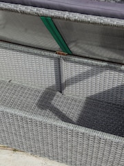 Rowlinson Garden Products Grey Alderly Storage Bench - Image 2 of 4
