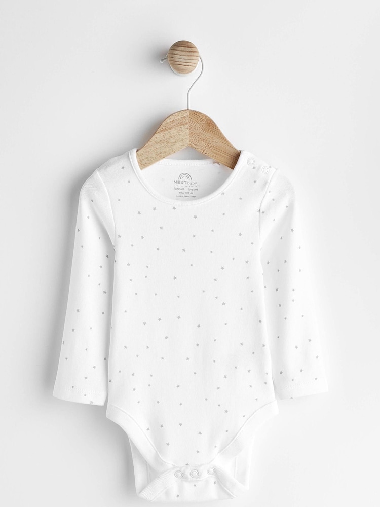 White Knitted Baby Dungarees And Bodysuit Set (0mths-2yrs) - Image 2 of 8