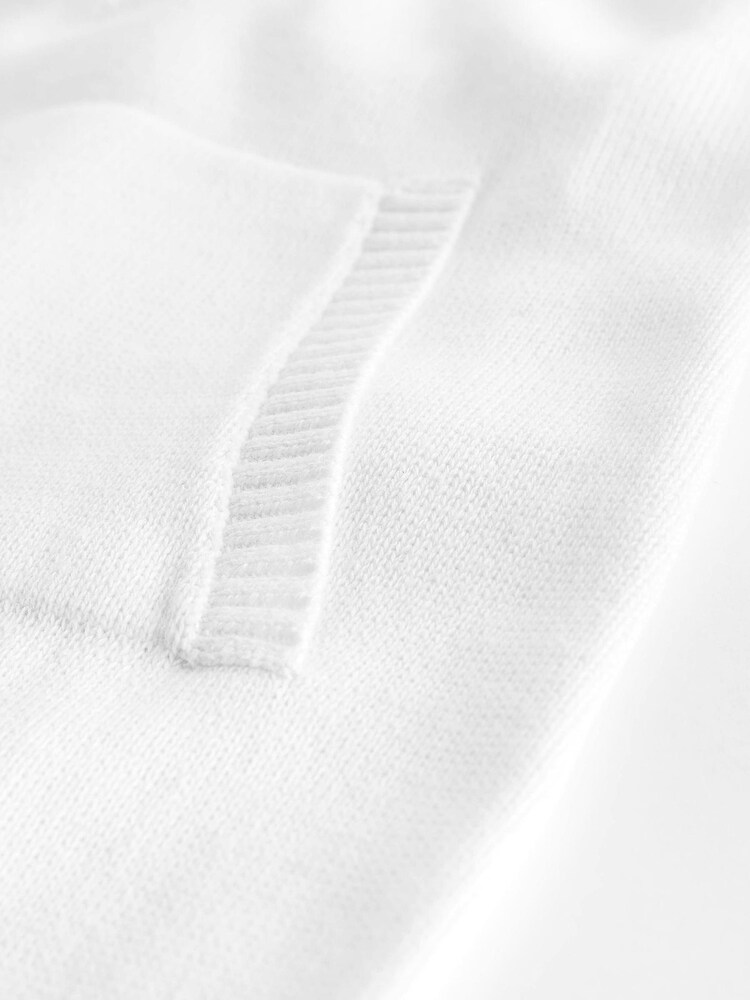 White Knitted Baby Dungarees And Bodysuit Set (0mths-2yrs) - Image 6 of 8