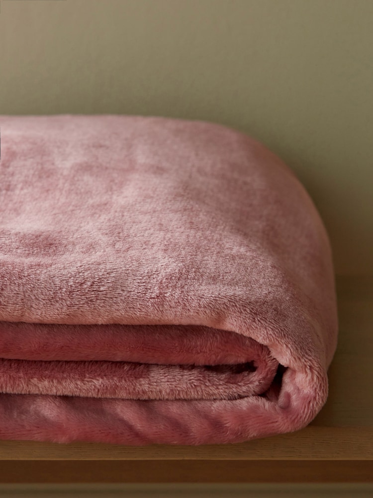 Decke aus flauschigem Fleece - Bild 2 von 4 Decke aus flauschigem Fleece - Bild 2 von 4