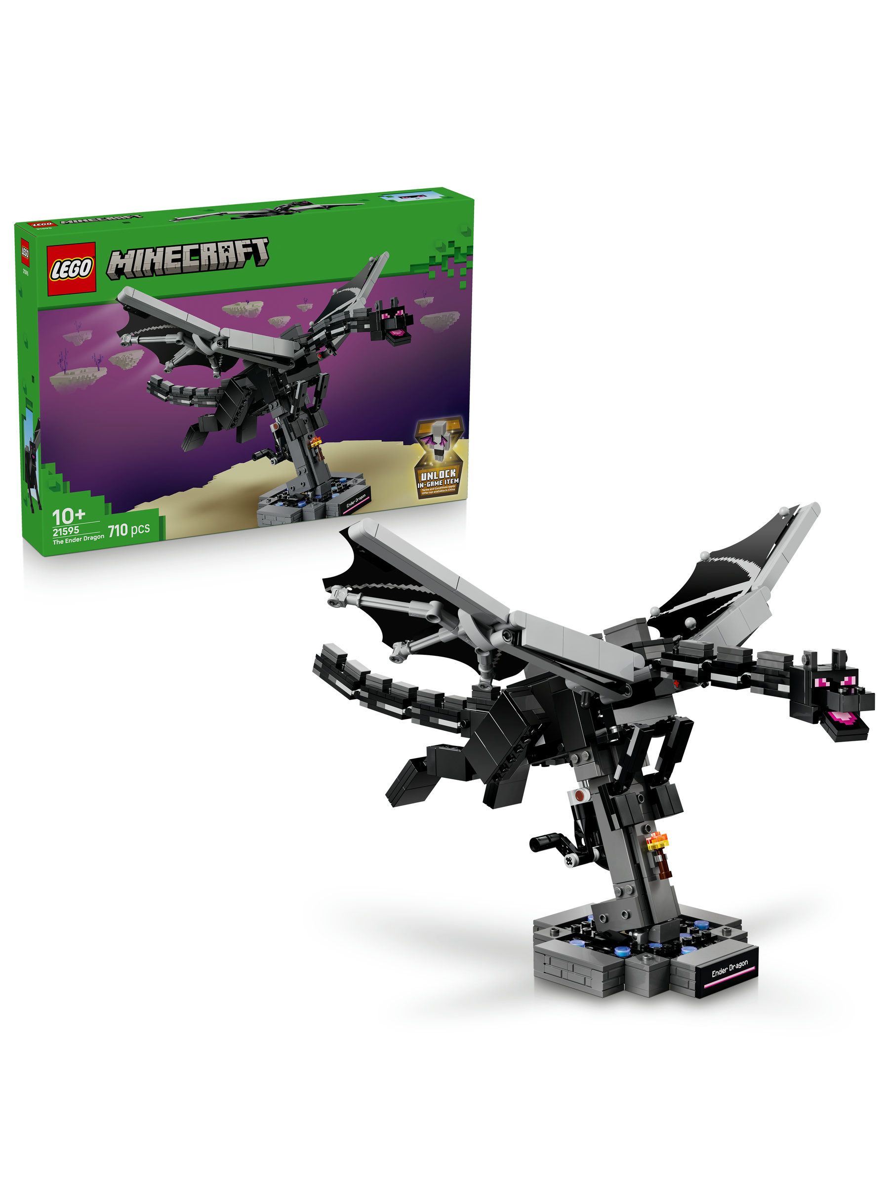 LEGO Minecraft The Ender Dragon Video Game Set 21595 - Image 24