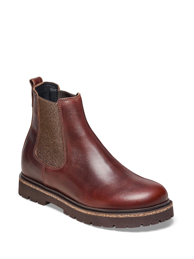 Birkenstock Brown Highwood Leather Chelsea Boots - Image 2 of 4