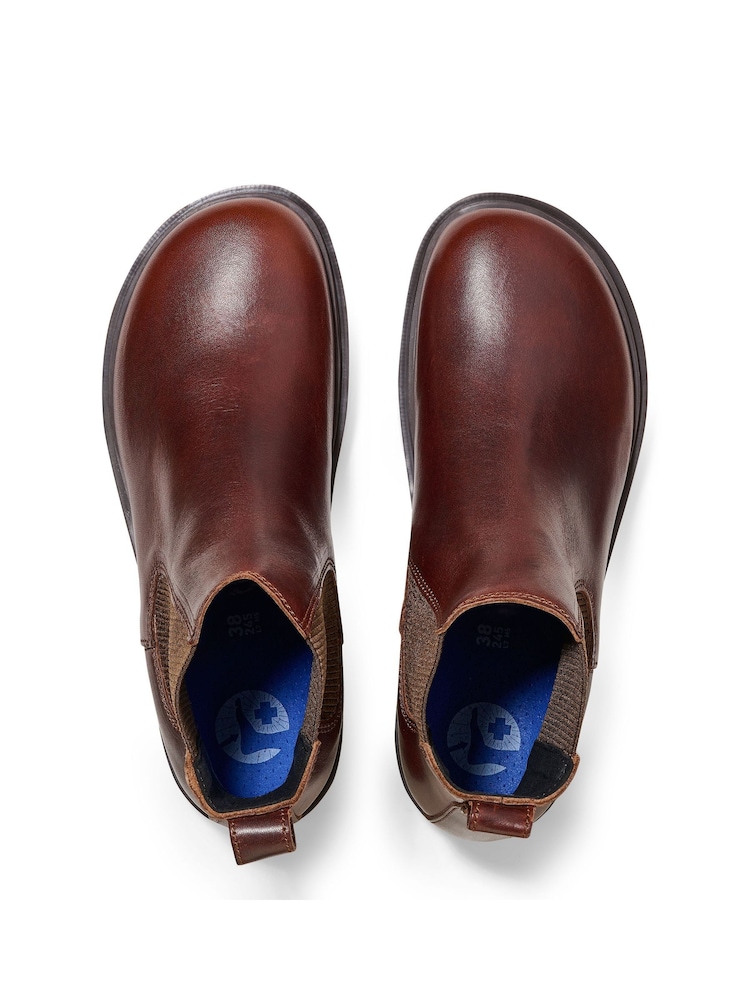Birkenstock Brown Highwood Leather Chelsea Boots - Image 3 of 4