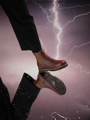 Birkenstock Brown Highwood Leather Chelsea Boots - Image 4 of 4