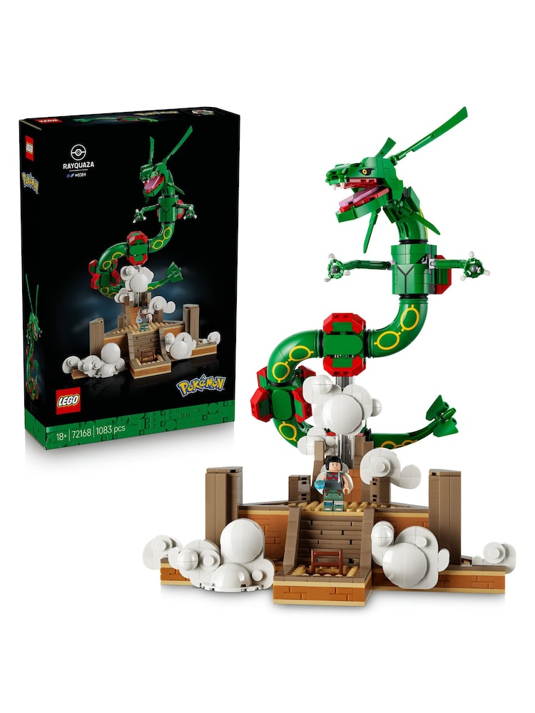 LEGO Pokémon Rayquaza - Collectible Building Set for Adults, Ages 18+ - 72168 - Image 1 of 8 LEGO Pokémon Rayquaza - Collectible Building Set for Adults, Ages 18+ - 72168 - Image 1 of 8
