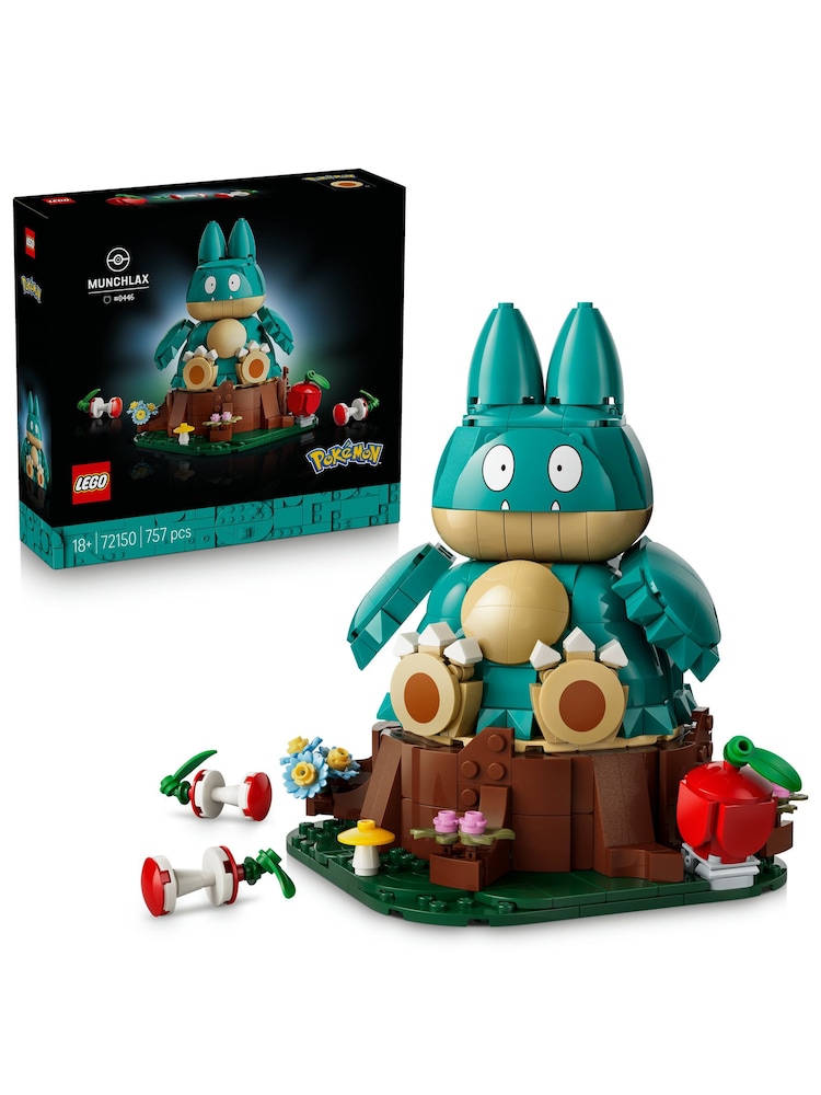LEGO Pokémon Munchlax - Building Set for Adults, Ages 18+ - Collectible Figure for Display - 72160 - Image 1 of 8 LEGO Pokémon Munchlax - Building Set for Adults, Ages 18+ - Collectible Figure for Display - 72160 - Image 1 of 8