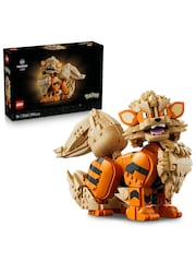 LEGO Pokémon Arcanine - Building Set for Adults, Ages 18+ - Collectible Figure for Display - 72160 - Image 1 of 7