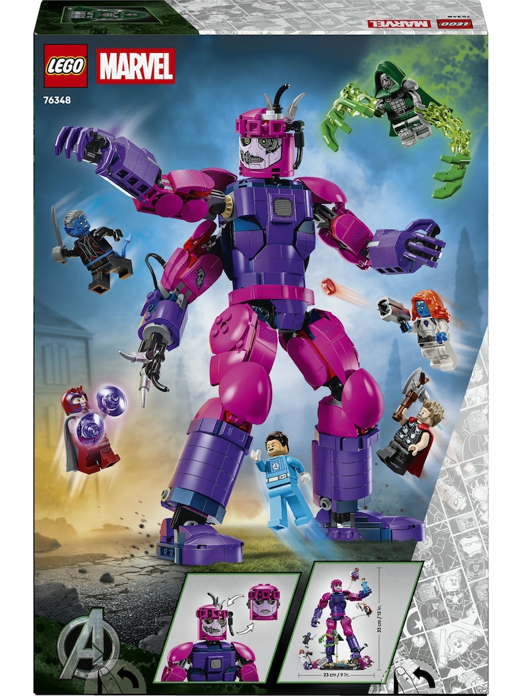 LEGO Marvel Epic Battle: Avengers: Doomsday Building Toy Ages 9+ 76348 - Image 1 of 8 LEGO Marvel Epic Battle: Avengers: Doomsday Building Toy Ages 9+ 76348 - Image 1 of 8