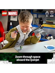 LEGO Marvel Avengers: Doomsday Quinjet Building Toy Ages 9+ 76347 - Image 4 of 8