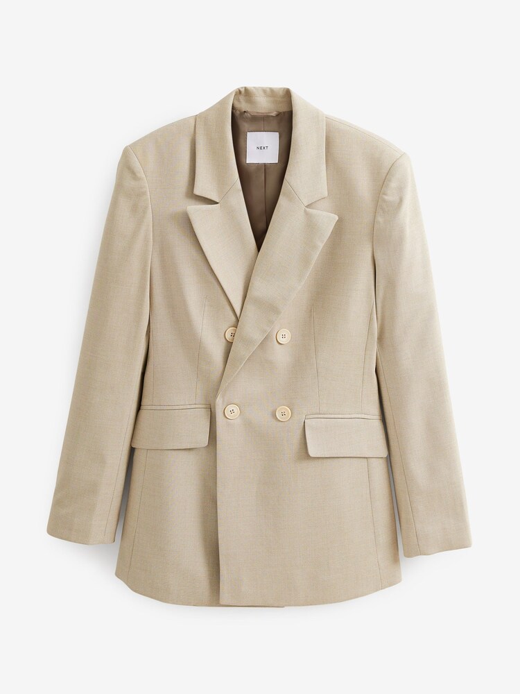 Natural Tailored Double Breasted Blazer - Image 1 of 6