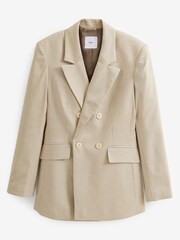 Natural Tailored Double Breasted Blazer - Image 5 of 6