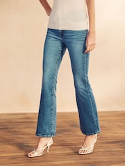 Levi's® Mid Blue 726™ High Rise Yoked Flare Jeans - Image 1 of 5