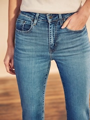 Levi's® Mid Blue 726™ High Rise Yoked Flare Jeans - Image 4 of 5