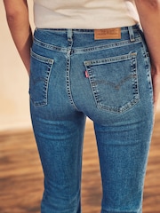Levi's® Mid Blue 726™ High Rise Yoked Flare Jeans - Image 5 of 5
