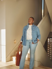 Levi's® Blue 726™ High Rise Yoked Flare Jeans - Image 1 of 10