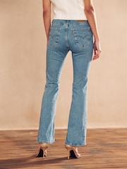 Levi's® Blue 726™ High Rise Yoked Flare Jeans - Image 5 of 10