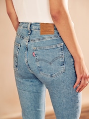 Levi's® Blue 726™ High Rise Yoked Flare Jeans - Image 7 of 10