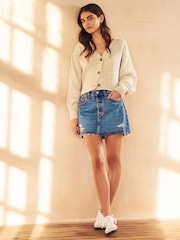 Levi's® Mid Blue 100% Cotton Icon Skirt - Image 2 of 4