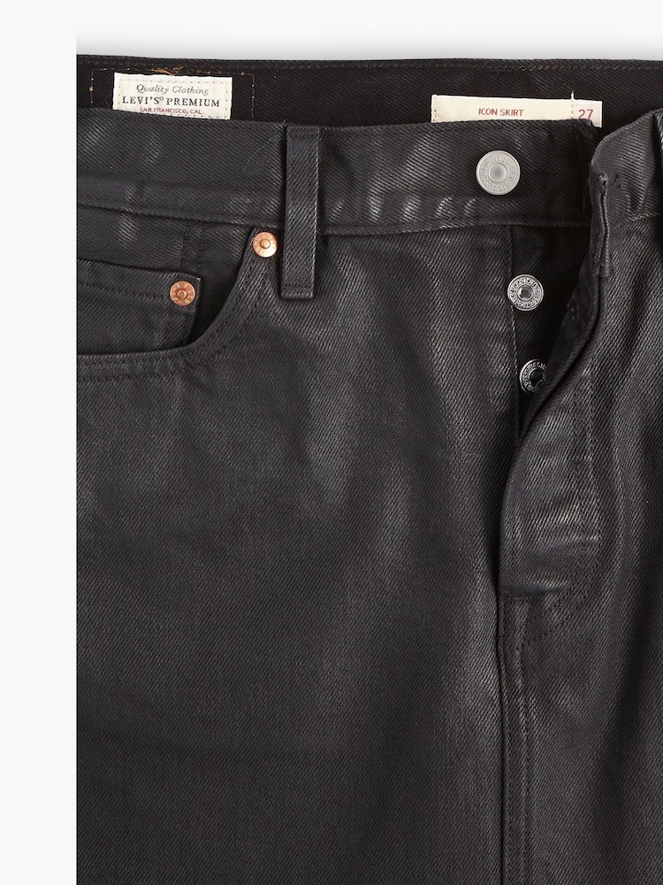 Levi's® Black Icon Skirt - Image 8 of 8
