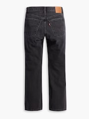 Levi's® Black Middy Straight Ankle Jeans - Image 6 of 8