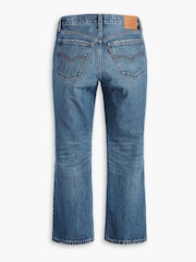 Levi's® Mid Blue Middy Straight Ankle Jeans - Image 7 of 8