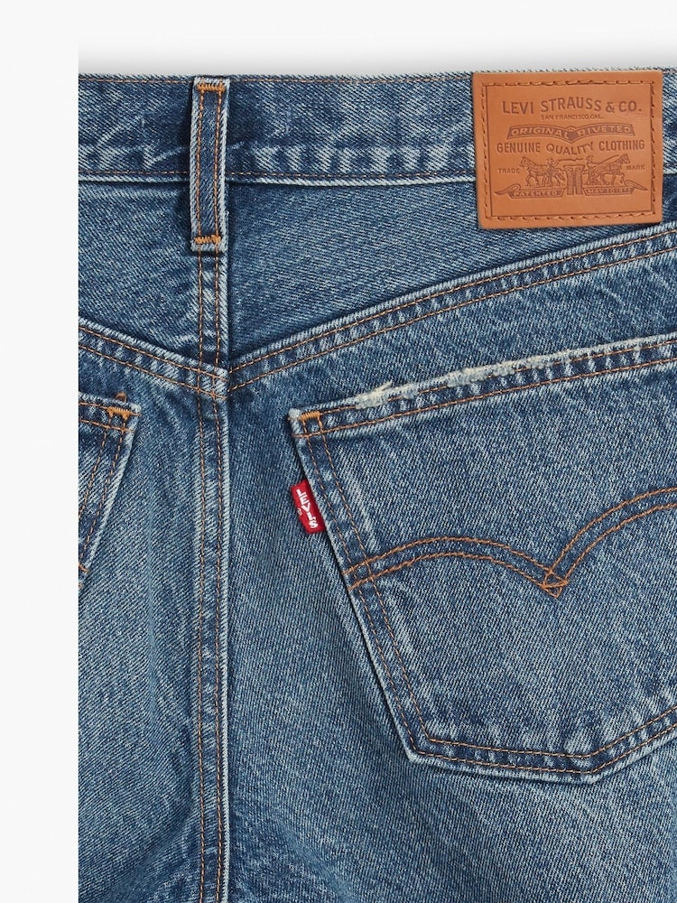 Levi's® Mid Blue Middy Straight Ankle Jeans - Image 8 of 8 Levi's® Mid Blue Middy Straight Ankle Jeans - Image 8 of 8