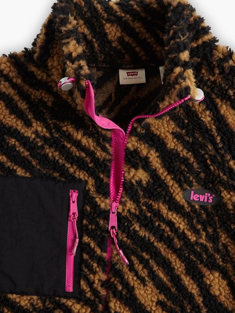 Levi's® Natural Sherpa Fleece Gilet - Image 7 of 7 Levi's® Natural Sherpa Fleece Gilet - Image 7 of 7
