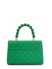 Dune London Green Dots Mini Bead Handle Grab Bag - Image 2 of 6