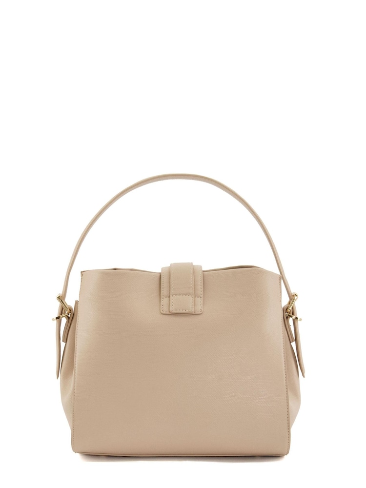 Dune London Nude Medium Daytona Padlock Grab Bag - Image 2 of 6