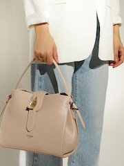 Dune London Nude Medium Daytona Padlock Grab Bag - Image 6 of 6