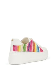 Dune London Multi White Episode Flatform Sole Trainers - Image 4 of 6