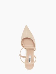 Dune London Nude Citrus Asymmetric Court Shoes - Image 4 of 6