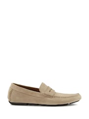 Dune London Cream Bradlay Saddle Driver Shoes - Image 1 of 7